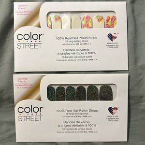 Brand new Color Street 2 full packs: SoHo - Ver It and As It Ferns Out